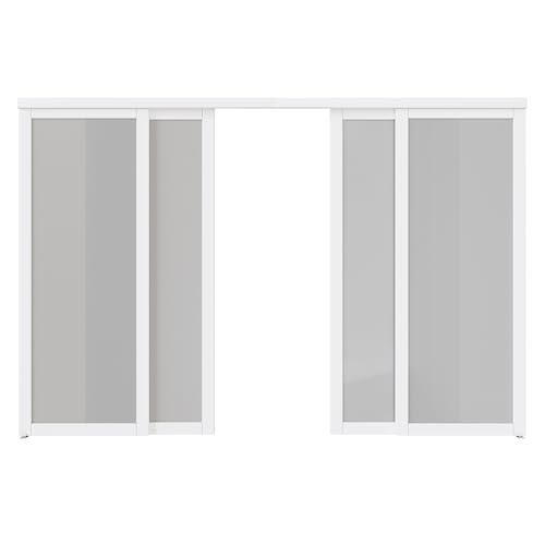 96 x 80 inch Mirrored Sliding Closet Doors for Bedrooms